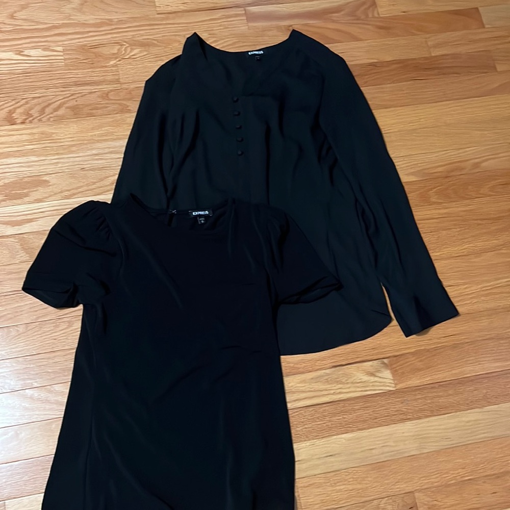 Two black express blouses medium 30% off bundles